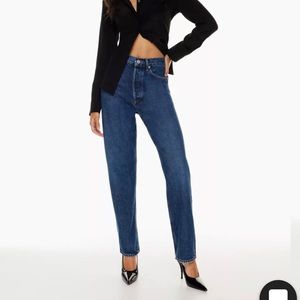NWT AGOLDE size 24 90’s Jean